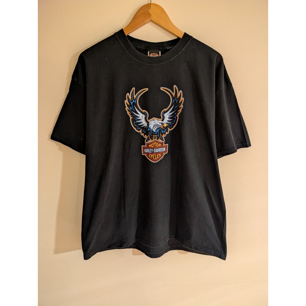 Vintage Harley-Davidson Motorcycles Freedom Eagle Single Stitch Tee XL 1998